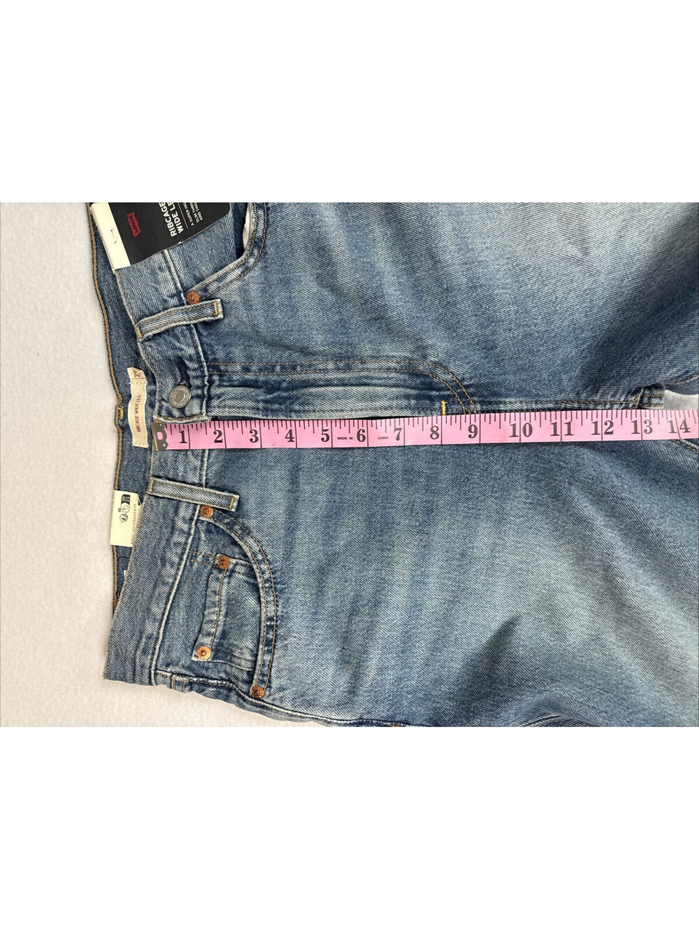 Levi's Women's Wide Leg Blue Jeans - Picture 9 of 14